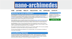 Desktop Screenshot of nano-archimedes.com