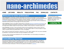 Tablet Screenshot of nano-archimedes.com